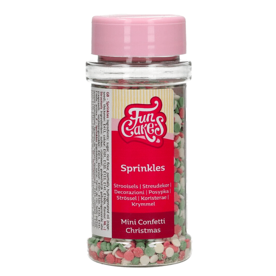 SPRINKLES FUNCAKES - MINI CONFETI NAVIDAD (60 G) 2 SPRINKLES FUNCAKES - MINI CONFETI NAVIDAD (60 G) - Imagen 2