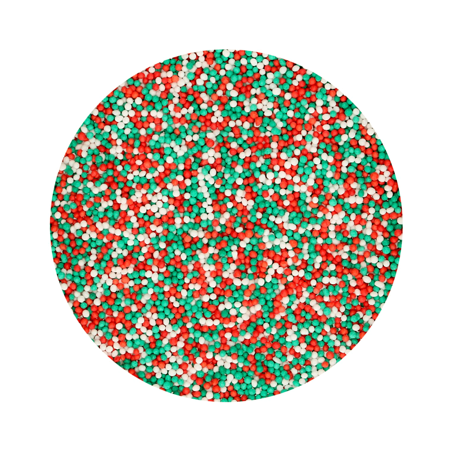 PERLAS DE AZUCAR (NONPAREILS) FUNCAKES - NAVIDAD 80 G 1 PERLAS DE AZUCAR (NONPAREILS) FUNCAKES - NAVIDAD 80 G