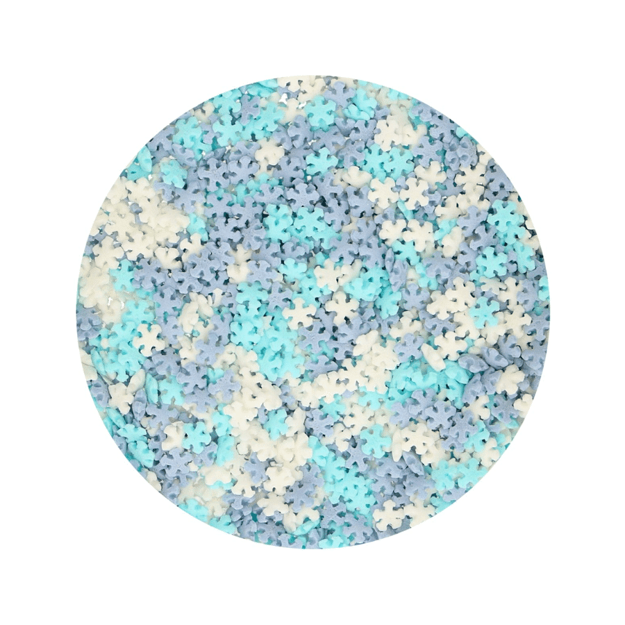 SPRINKLES FUNCAKES - MINI COPOS DE NIEVE (AZUL Y BLANCO) 50 G 1 SPRINKLES FUNCAKES - MINI COPOS DE NIEVE (AZUL Y BLANCO) 50 G