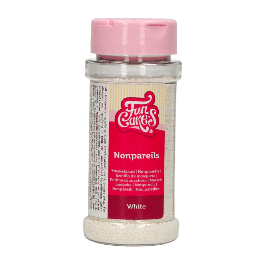 PERLAS DE AZUCAR (NONPAREILS) FUNCAKES - BLANCO 80 G 2 PERLAS DE AZUCAR (NONPAREILS) FUNCAKES - BLANCO 80 G - Imagen 2