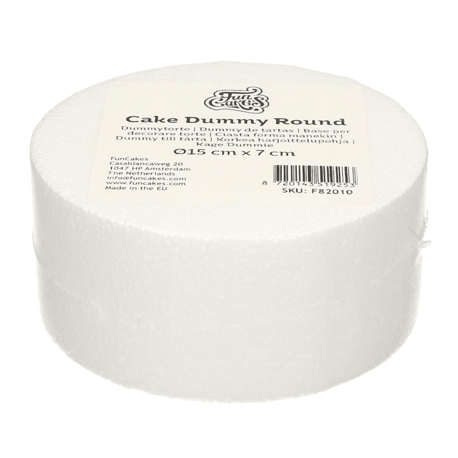 DUMMY REDONDO FUNCAKES - Ø 15 CM / H 7 CM 1 DUMMY REDONDO FUNCAKES - Ø 15 CM / H 7 CM