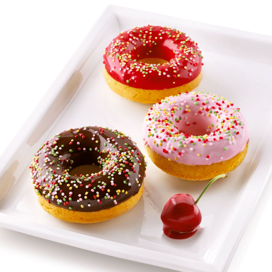 MOLDE SILICONA PARA DONUTS SILIKOMART 2 MOLDE SILICONA PARA DONUTS SILIKOMART - Imagen 2