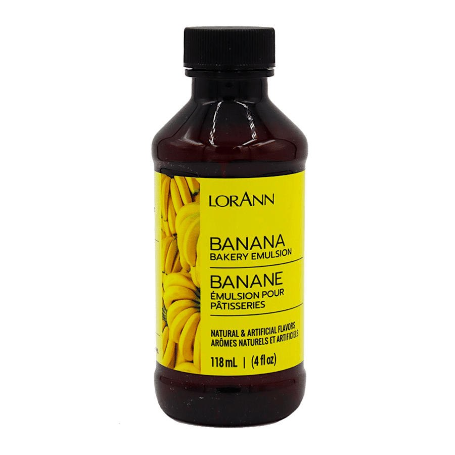 EMULSION DE PANADERIA LORANN - PLATANO / BANANA (118 ML) 1 EMULSION DE PANADERIA LORANN - PLATANO / BANANA (118 ML)
