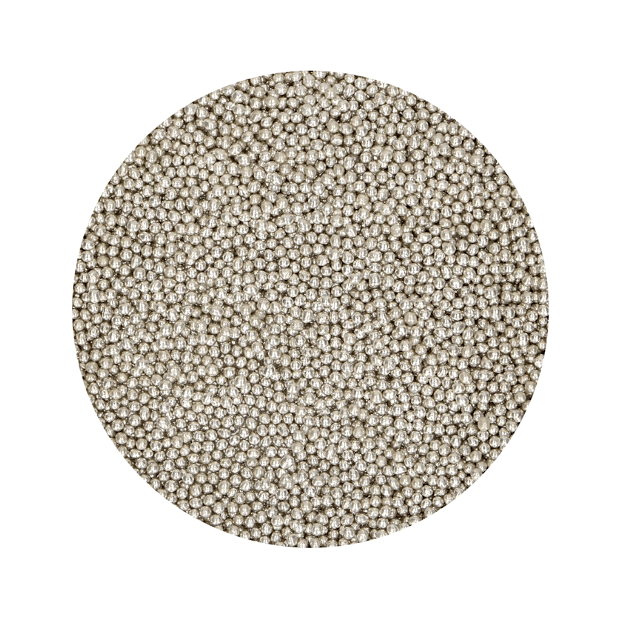 PERLAS DE AZUCAR FUNCAKES - PLATA METALIZADO (2 MM) 80 G 1 PERLAS DE AZUCAR FUNCAKES - PLATA METALIZADO (2 MM) 80 G