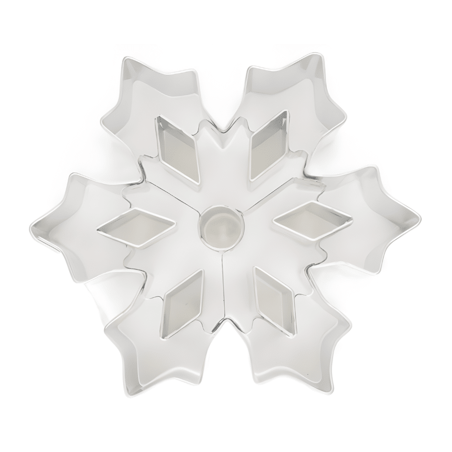 CORTADOR METALICO PARA GALLETAS - COPO DE NIEVE (7,5 CM) 1 CORTADOR METALICO PARA GALLETAS - COPO DE NIEVE (7,5 CM)