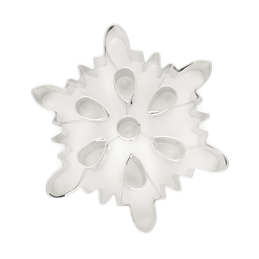 CORTADOR METALICO PARA GALLETAS - COPO DE NIEVE (8 CM) 1 CORTADOR METALICO PARA GALLETAS - COPO DE NIEVE (8 CM)