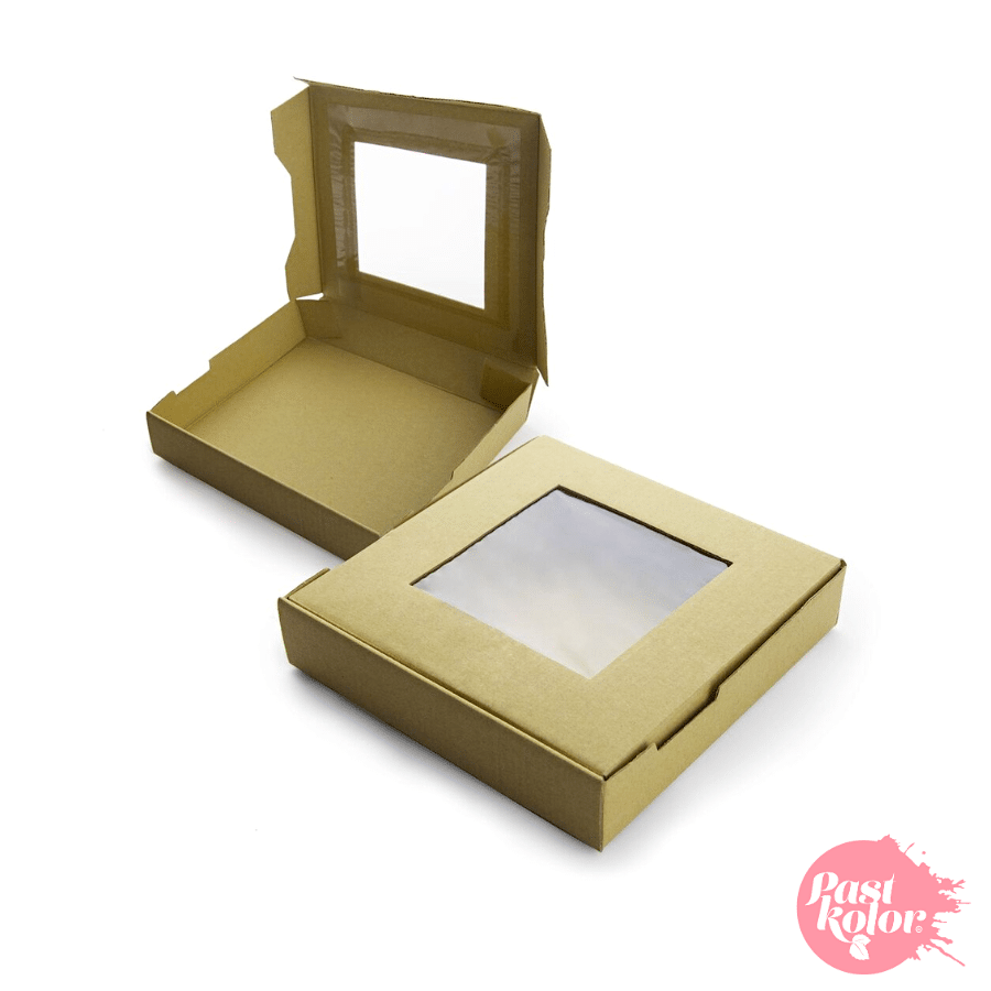 CAJA PARA GALLETAS KRAFT 2 CAJA PARA GALLETAS KRAFT - Imagen 2