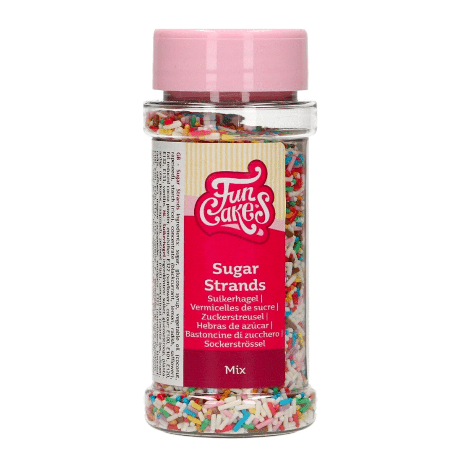 FIDEOS DE AZUCAR FUNCAKES - MIX COLORES (80 G) 2 FIDEOS DE AZUCAR FUNCAKES - MIX COLORES (80 G) - Imagen 2