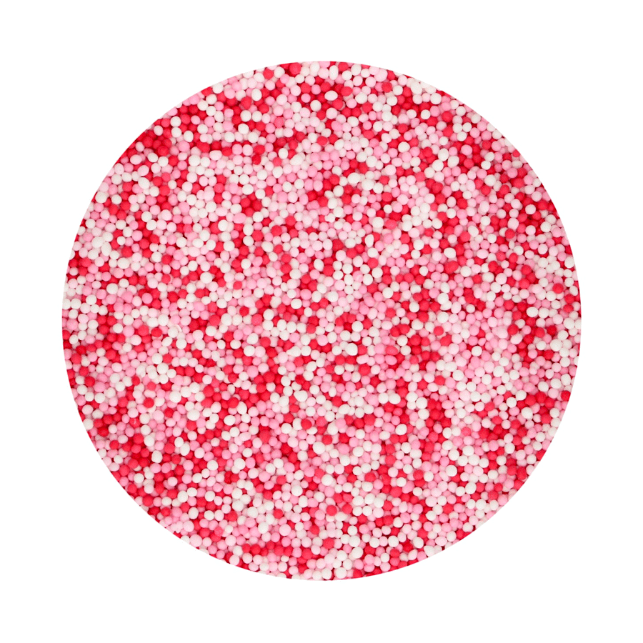 PERLAS DE AZUCAR (NONPAREILS) FUNCAKES - "LOTS OF LOVE" 80 G 1 PERLAS DE AZUCAR (NONPAREILS) FUNCAKES - "LOTS OF LOVE" 80 G