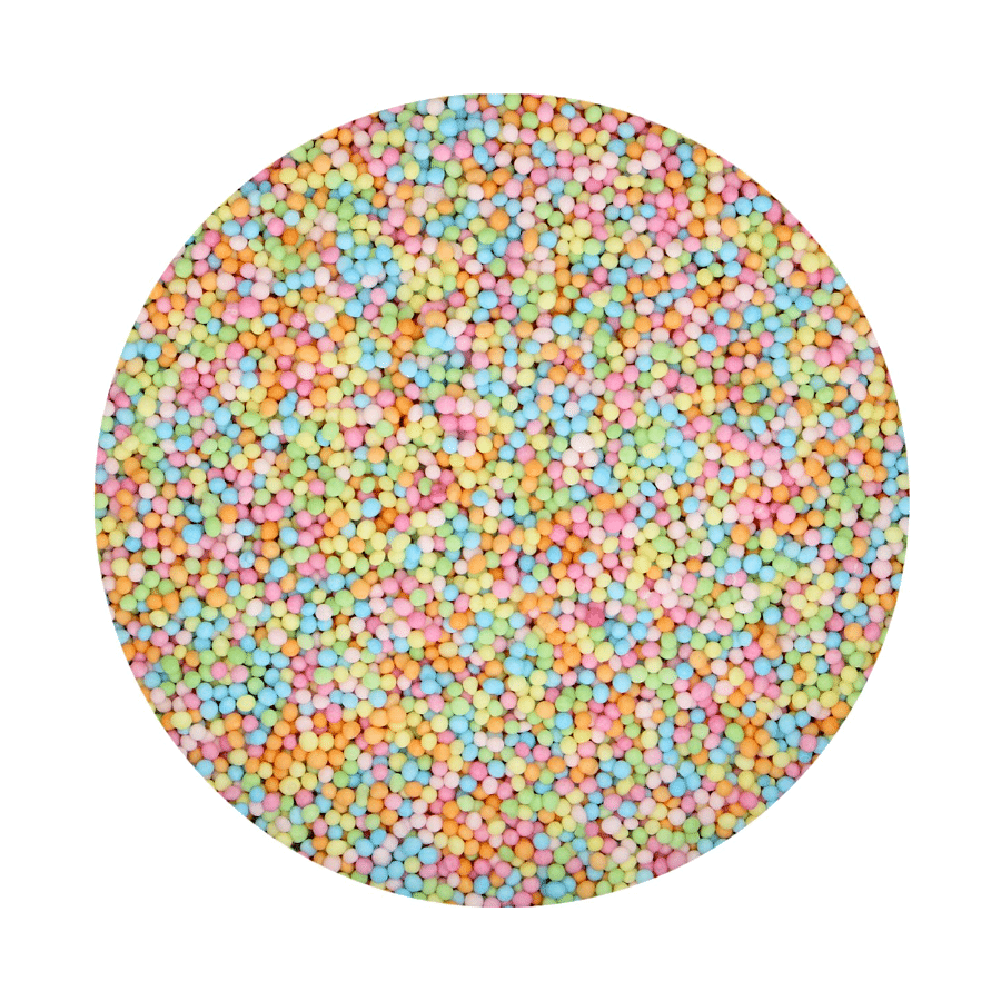 PERLAS DE AZUCAR (NONPAREILS) FUNCAKES - COLORES PASTEL 80 G 1 PERLAS DE AZUCAR (NONPAREILS) FUNCAKES - COLORES PASTEL 80 G