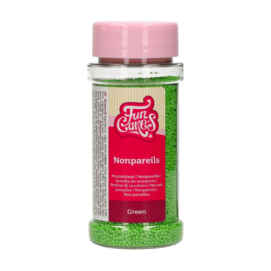 PERLAS DE AZUCAR (NONPAREILS) FUNCAKES - VERDE 80 G 2 PERLAS DE AZUCAR (NONPAREILS) FUNCAKES - VERDE 80 G - Imagen 2