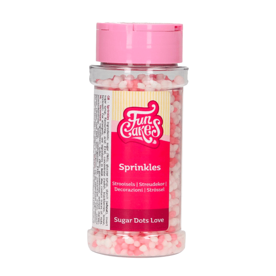 SPRINKLES FUNCAKES "SUGAR DOTS" - LOVE (80 G) 2 SPRINKLES FUNCAKES "SUGAR DOTS" - LOVE (80 G) - Imagen 2
