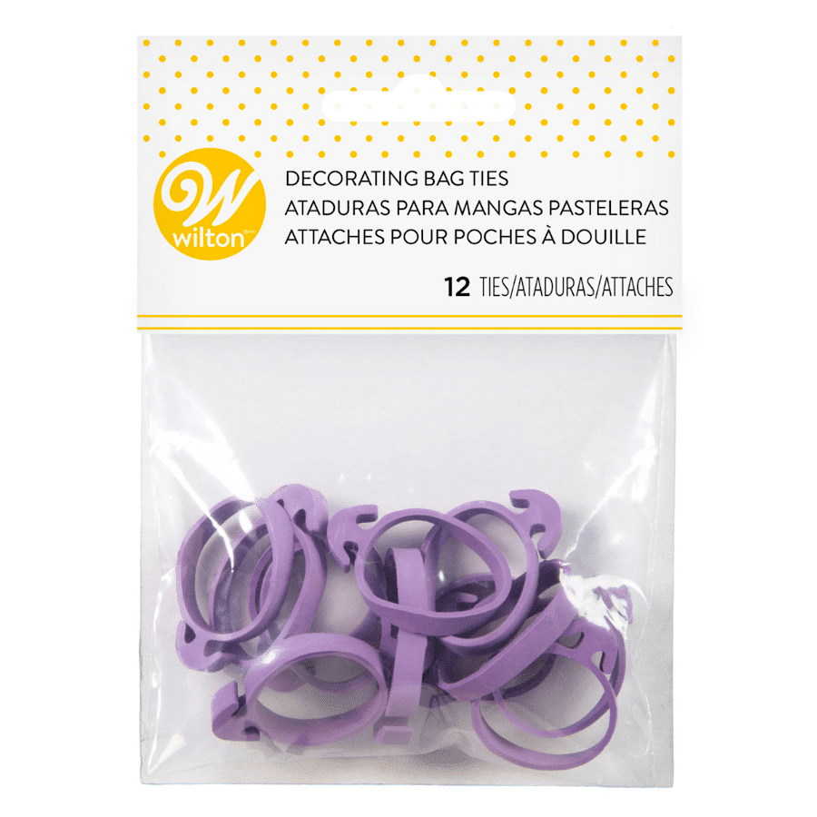 GOMAS PARA CERRAR MANGAS PASTELERAS - WILTON 1 GOMAS PARA CERRAR MANGAS PASTELERAS - WILTON