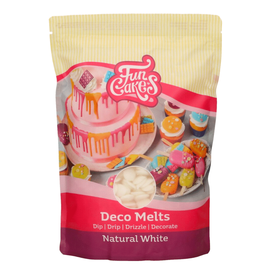 DECO MELTS FUNCAKES BLANCO NATURAL (SIN E-171) - 1 KG 1 DECO MELTS FUNCAKES BLANCO NATURAL (SIN E-171) - 1 KG