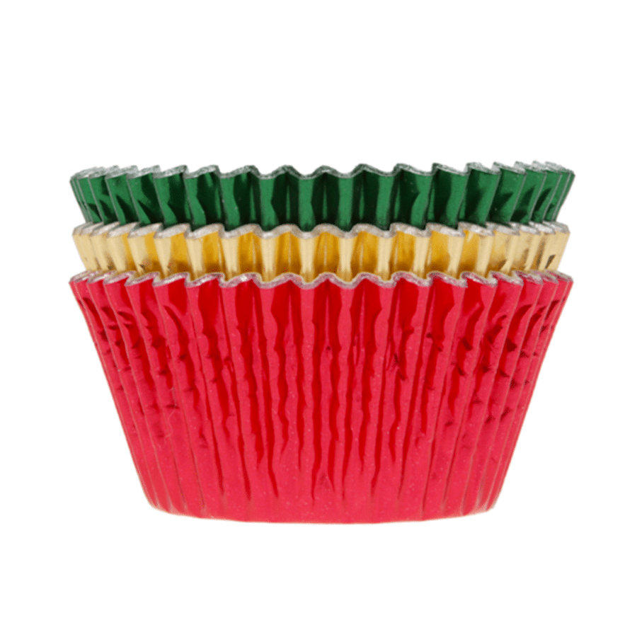 CAPSULAS CUPCAKE METALIZADAS "HOUSE OF MARIE" - NAVIDAD 1 CAPSULAS CUPCAKE METALIZADAS "HOUSE OF MARIE" - NAVIDAD