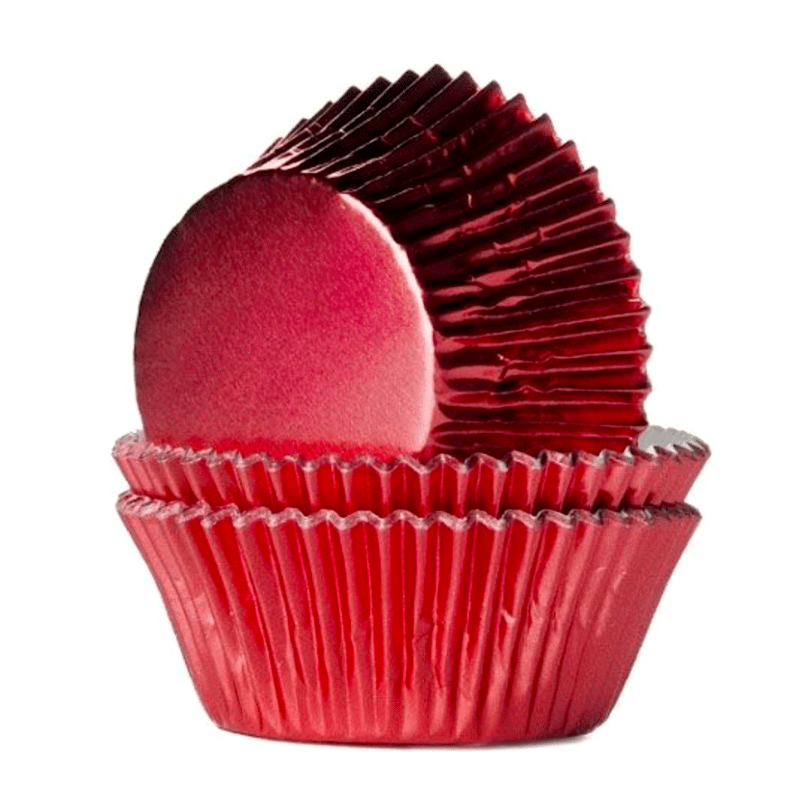 CAPSULAS CUPCAKE METALIZADAS "HOUSE OF MARIE" - ROJAS 1 CAPSULAS CUPCAKE METALIZADAS "HOUSE OF MARIE" - ROJAS