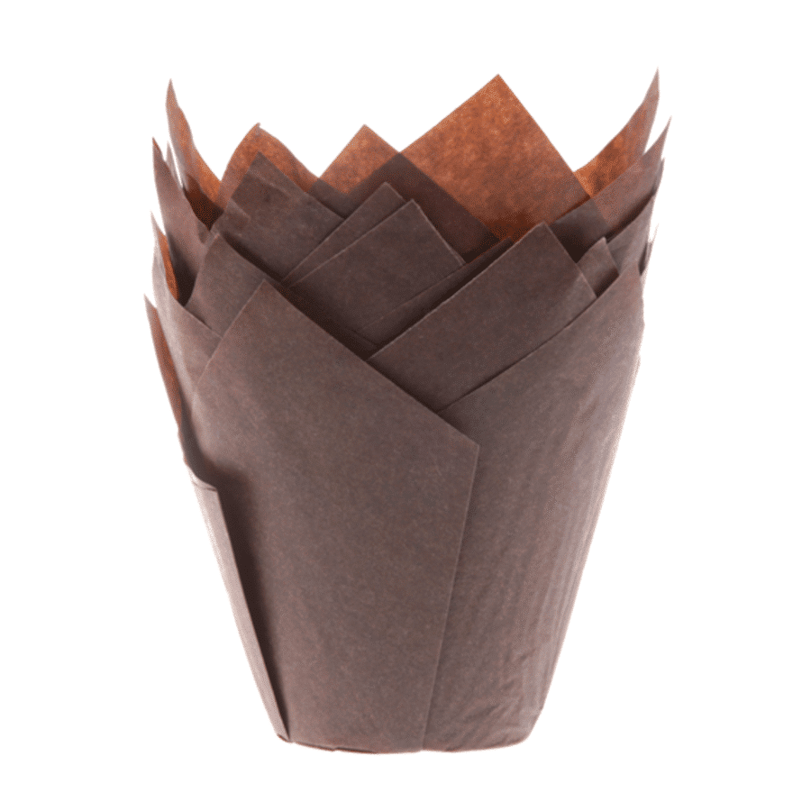 TULIPAS PARA MUFFINS HOUSE OF MARIE - MARRONES 1 TULIPAS PARA MUFFINS HOUSE OF MARIE - MARRONES