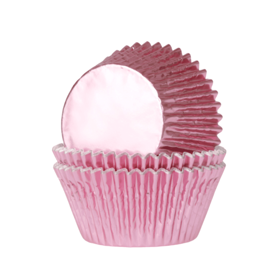 CAPSULAS MINI CUPCAKE METALIZADAS "HOUSE OF MARIE" - ROSA BEBE 1 CAPSULAS MINI CUPCAKE METALIZADAS "HOUSE OF MARIE" - ROSA BEBE