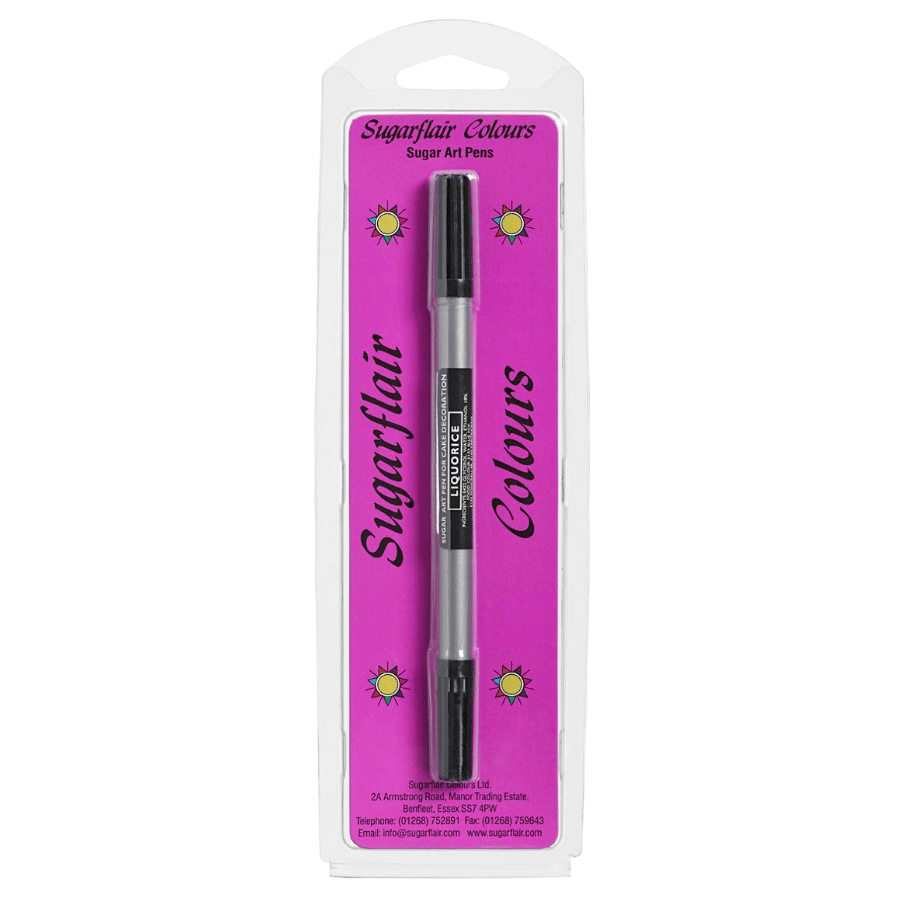 ROTULADOR DOBLE PUNTA SUGARFLAIR - LIQUORICE BLACK / NEGRO REGALIZ 1 ROTULADOR DOBLE PUNTA SUGARFLAIR - LIQUORICE BLACK / NEGRO REGALIZ