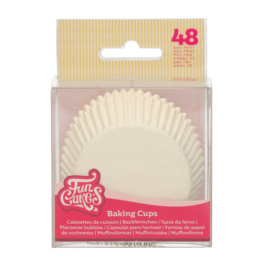 CAPSULAS CUPCAKES BLANCAS (48 U) - FUNCAKES 2 CAPSULAS CUPCAKES BLANCAS (48 U) - FUNCAKES - Imagen 2