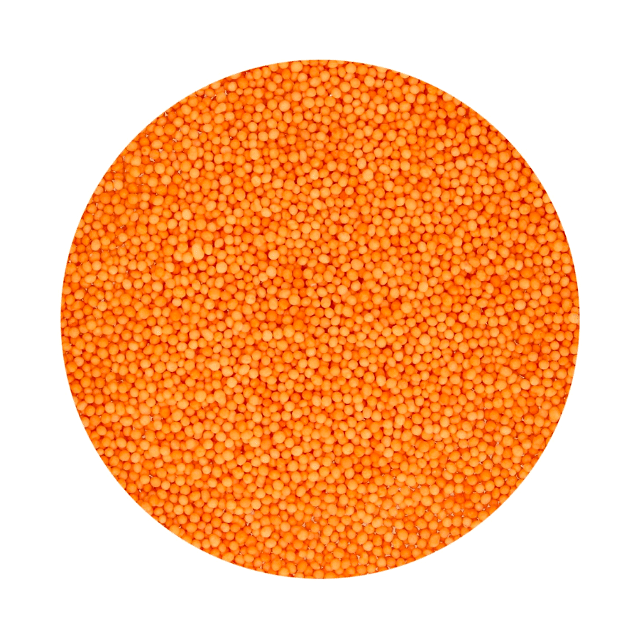 PERLAS DE AZUCAR (NONPAREILS) FUNCAKES - NARANJA 80 G 1 PERLAS DE AZUCAR (NONPAREILS) FUNCAKES - NARANJA 80 G