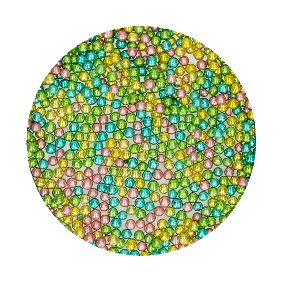 PERLAS DE AZUCAR FUNCAKES - COLORES METALIZADOS (4 MM) 80 G 1 PERLAS DE AZUCAR FUNCAKES - COLORES METALIZADOS (4 MM) 80 G