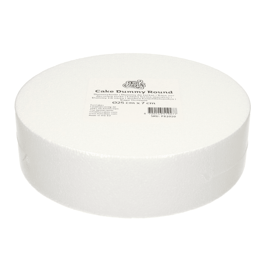 DUMMY REDONDO FUNCAKES - Ø 25 CM / H 7 CM 1 DUMMY REDONDO FUNCAKES - Ø 25 CM / H 7 CM
