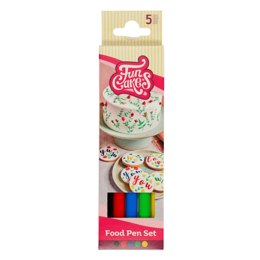 SET ROTULADORES COMESTIBLES FUNCAKES - COLORES PRIMARIOS 1 SET ROTULADORES COMESTIBLES FUNCAKES - COLORES PRIMARIOS