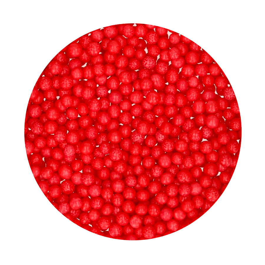 PERLAS DE AZUCAR BLANDAS FUNCAKES - ROJAS 80 G 1 PERLAS DE AZUCAR BLANDAS FUNCAKES - ROJAS 80 G
