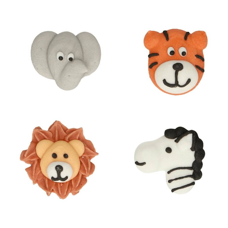 DECORACIONES DE AZUCAR FUNCAKES - ANIMALES SAFARI 2 DECORACIONES DE AZUCAR FUNCAKES - ANIMALES SAFARI - Imagen 2