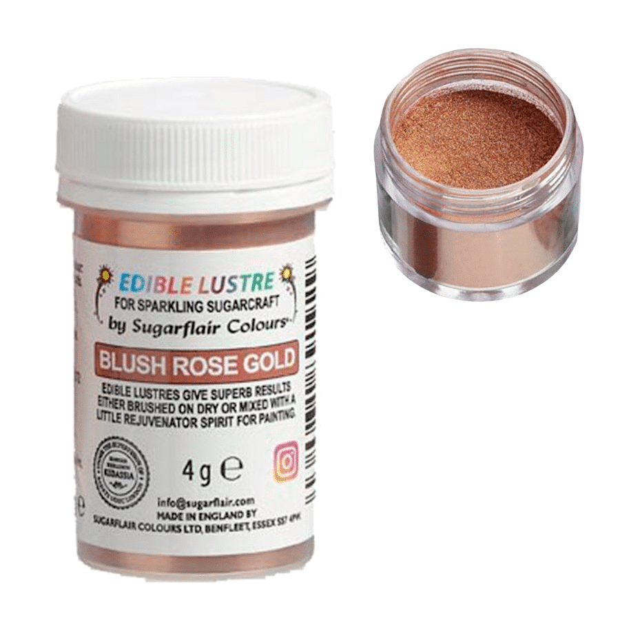 BRILLO COMESTIBLE SUGARFLAIR - BLUSH ROSE GOLD / COLORETE ORO (4 G) 1 BRILLO COMESTIBLE SUGARFLAIR - BLUSH ROSE GOLD / COLORETE ORO (4 G)