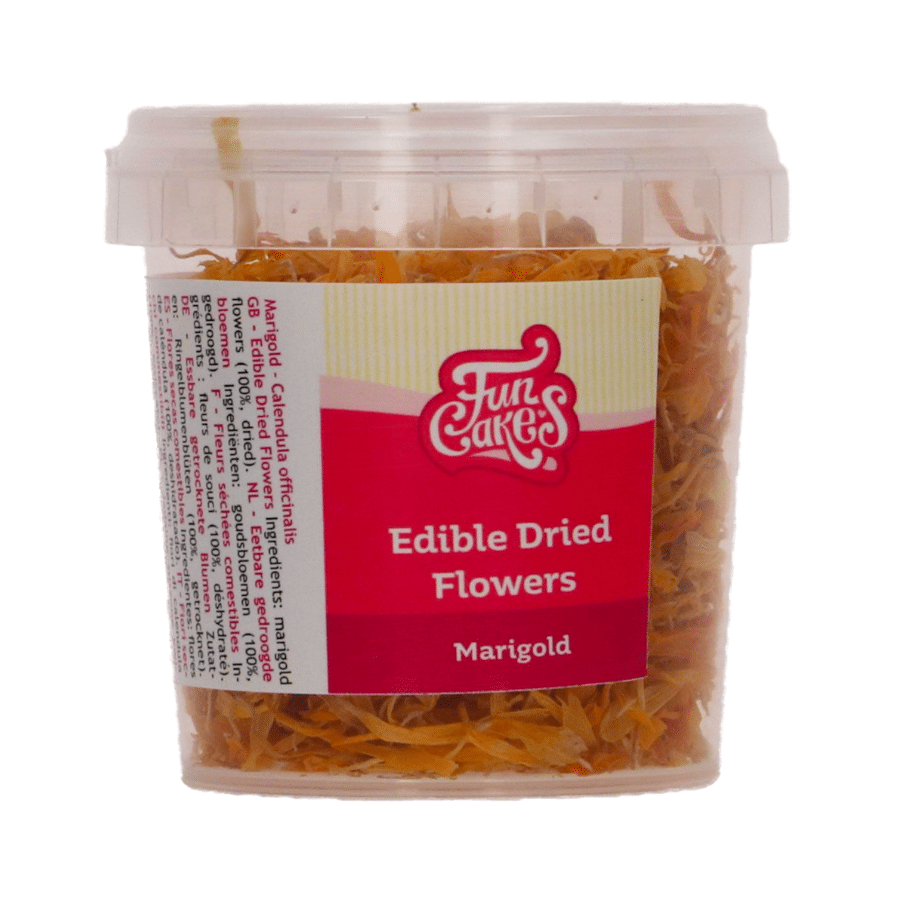 FLORES SECAS COMESTIBLES FUNCAKES - CALENDULAS (5 G) 2 FLORES SECAS COMESTIBLES FUNCAKES - CALENDULAS (5 G) - Imagen 2