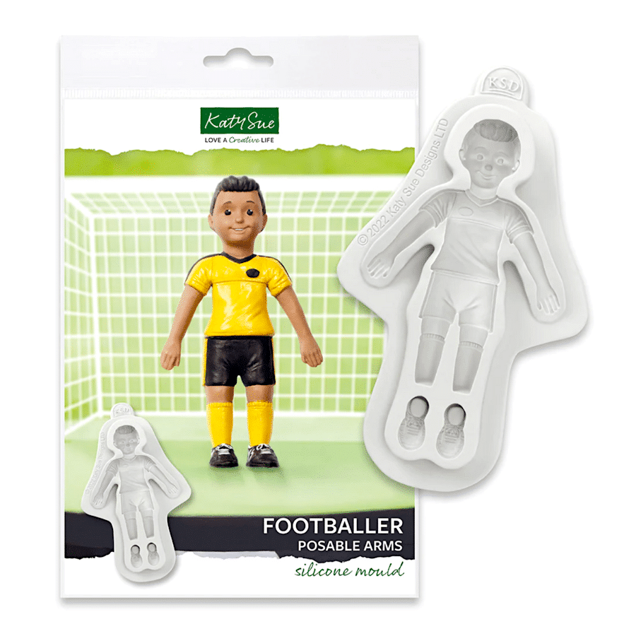 MOLDE SILICONA KATY SUE - FUTBOLISTA / "FOOTBALLER" 1 MOLDE SILICONA KATY SUE - FUTBOLISTA / "FOOTBALLER"