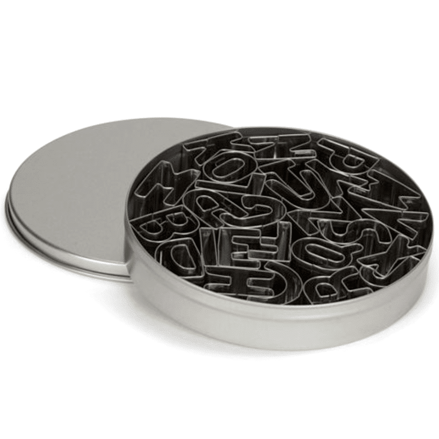 SET CORTADORES LETRAS ALFABETO - PATISSE 1 SET CORTADORES LETRAS ALFABETO - PATISSE