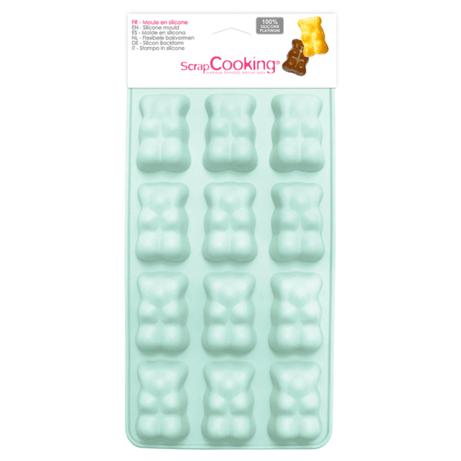 MOLDE SILICONA 3D SCRAPCOOKING - OSITOS "TEDDY" 1 MOLDE SILICONA 3D SCRAPCOOKING - OSITOS "TEDDY"
