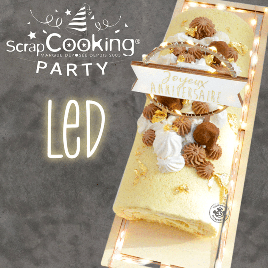 BANDEJA RECTANGULAR PARA TARTA LED - SCRAPCOOKING 2 BANDEJA RECTANGULAR PARA TARTA LED - SCRAPCOOKING - Imagen 2