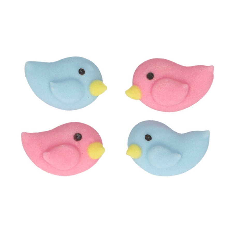 DECORACIONES DE AZUCAR FUNCAKES - PAJAROS ROSAS Y AZULES 3 DECORACIONES DE AZUCAR FUNCAKES - PAJAROS ROSAS Y AZULES - Imagen 3
