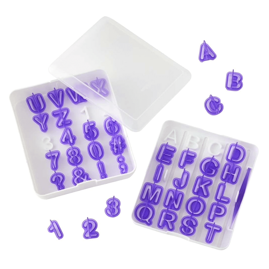 SET 41 CORTADORES WILTON - LETRAS Y NUMEROS 1 SET 41 CORTADORES WILTON - LETRAS Y NUMEROS