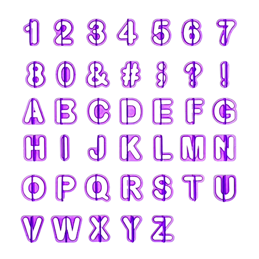 SET 41 CORTADORES WILTON - LETRAS Y NUMEROS 3 SET 41 CORTADORES WILTON - LETRAS Y NUMEROS - Imagen 3
