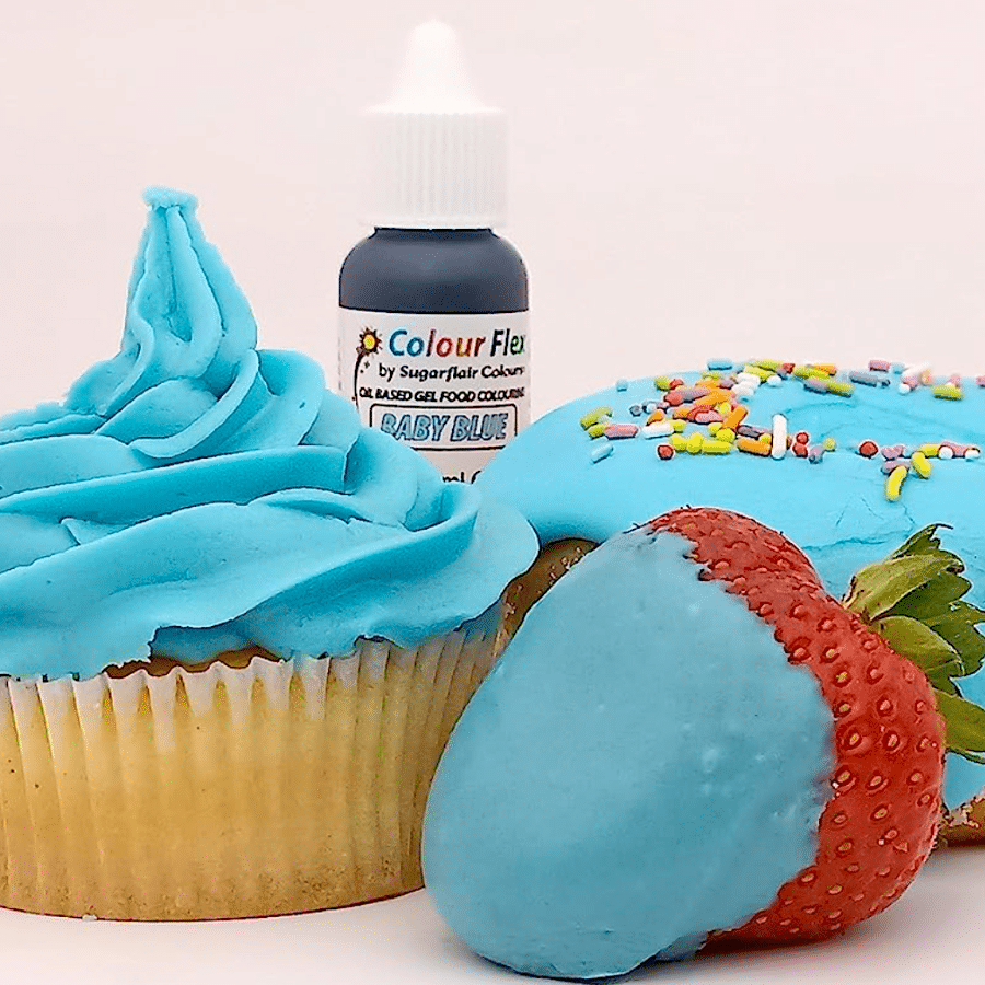 COLORANTE LIPOSOLUBLE "COLOURFLEX" SUGARFLAIR - BABY BLUE / AZUL BEBE (15 ML) 2 COLORANTE LIPOSOLUBLE "COLOURFLEX" SUGARFLAIR - BABY BLUE / AZUL BEBE (15 ML) - Imagen 2