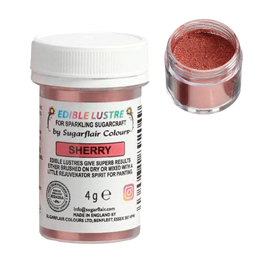 BRILLO COMESTIBLE SUGARFLAIR - SHERRY (4 G) 1 BRILLO COMESTIBLE SUGARFLAIR - SHERRY (4 G)