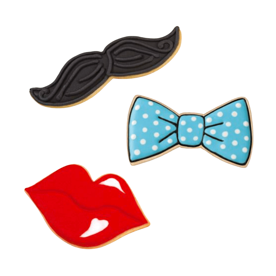 SET CORTADORES WILTON - BIGOTE / LABIOS / PAJARITA 2 SET CORTADORES WILTON - BIGOTE / LABIOS / PAJARITA - Imagen 2