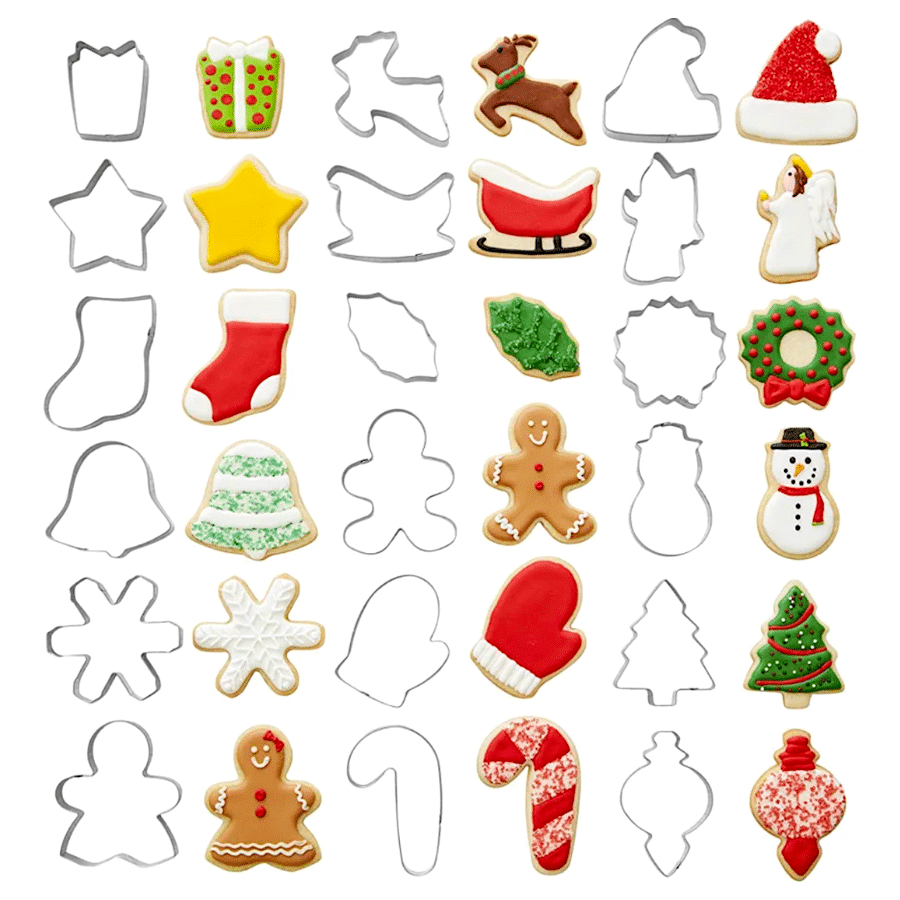 SET 18 CORTADORES PARA GALLETAS WILTON - NAVIDAD 4 SET 18 CORTADORES PARA GALLETAS WILTON - NAVIDAD - Imagen 4