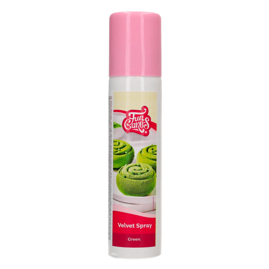 SPRAY "VELVET" EFECTO TERCIOPELO FUNCAKES - VERDE (100 ML) 1 SPRAY "VELVET" EFECTO TERCIOPELO FUNCAKES - VERDE (100 ML)