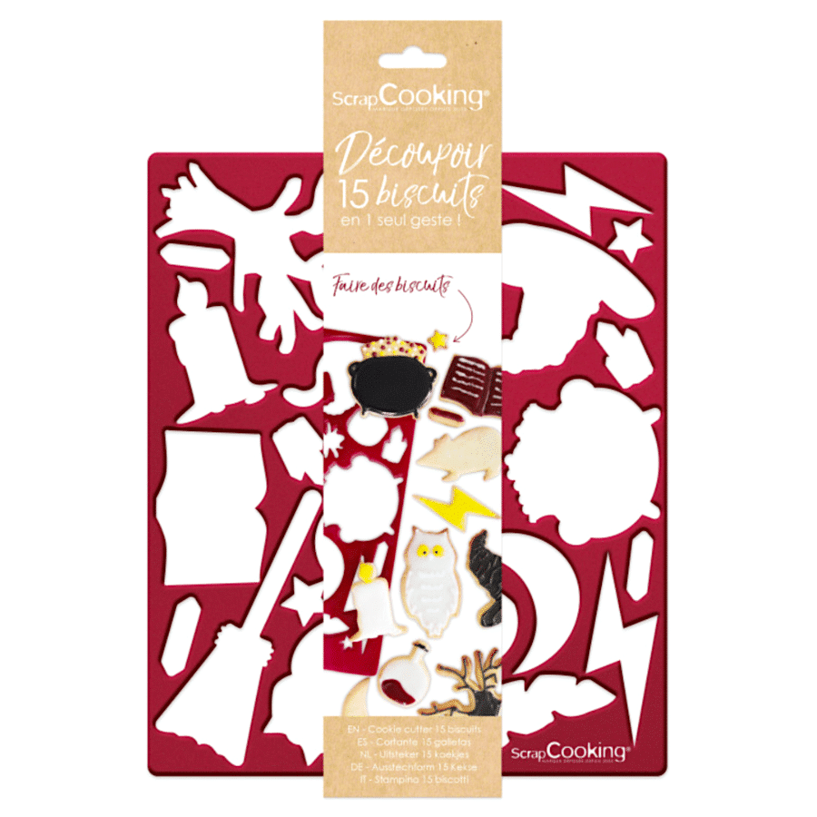 LAMINA 15 CORTADORES DE GALLETAS SCRAPCOOKING - HALLOWEEN 1 LAMINA 15 CORTADORES DE GALLETAS SCRAPCOOKING - HALLOWEEN