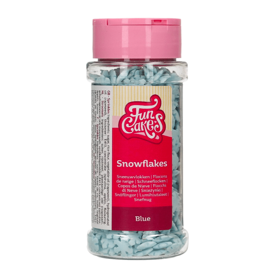 SPRINKLES FUNCAKES - COPOS DE NIEVE AZULES (50 G) 2 SPRINKLES FUNCAKES - COPOS DE NIEVE AZULES (50 G) - Imagen 2