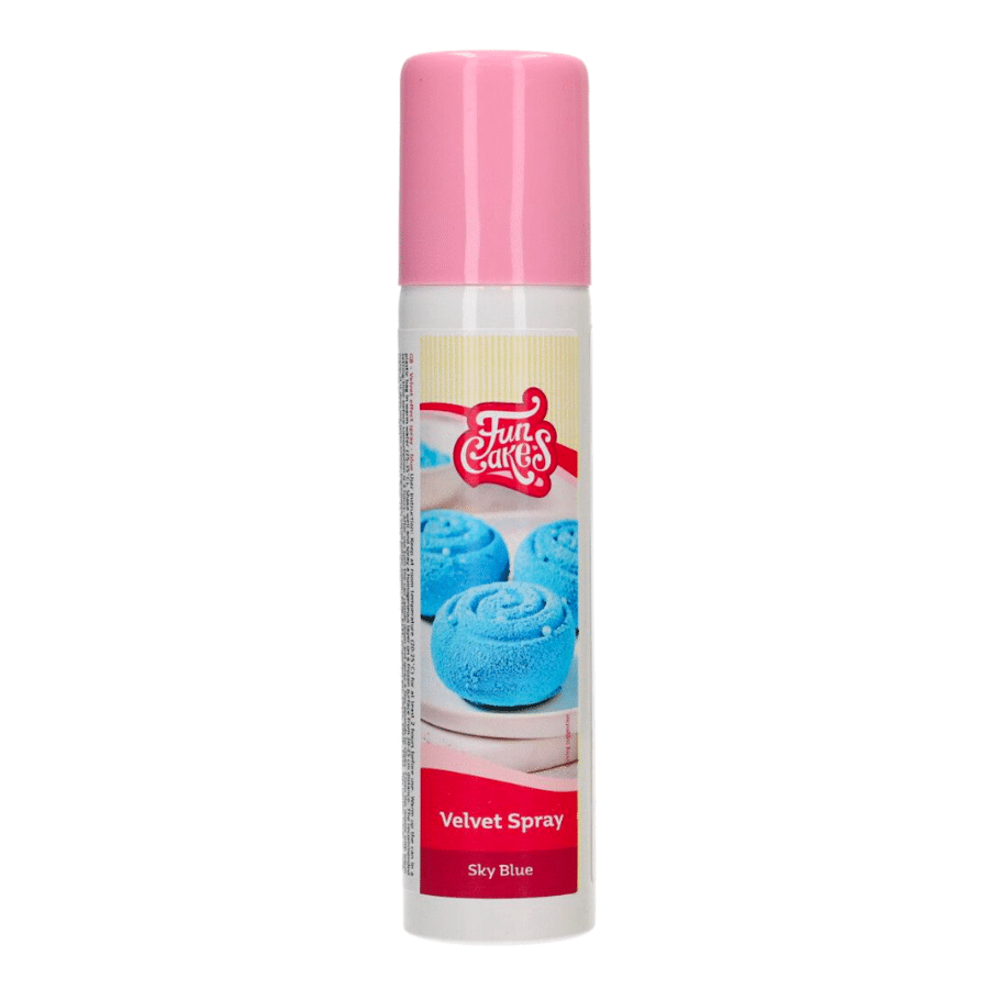 SPRAY "VELVET" EFECTO TERCIOPELO FUNCAKES - AZUL CIELO (100 ML) 1 SPRAY "VELVET" EFECTO TERCIOPELO FUNCAKES - AZUL CIELO (100 ML)