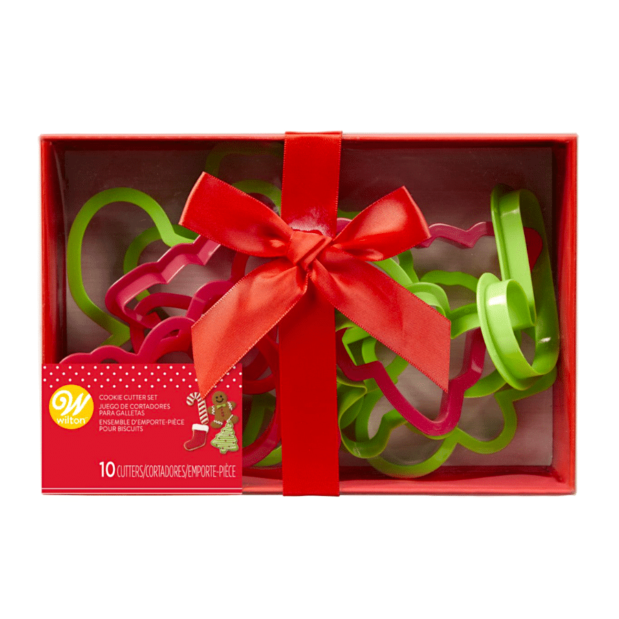 SET 10 CORTADORES PARA GALLETAS WILTON - NAVIDAD 1 SET 10 CORTADORES PARA GALLETAS WILTON - NAVIDAD