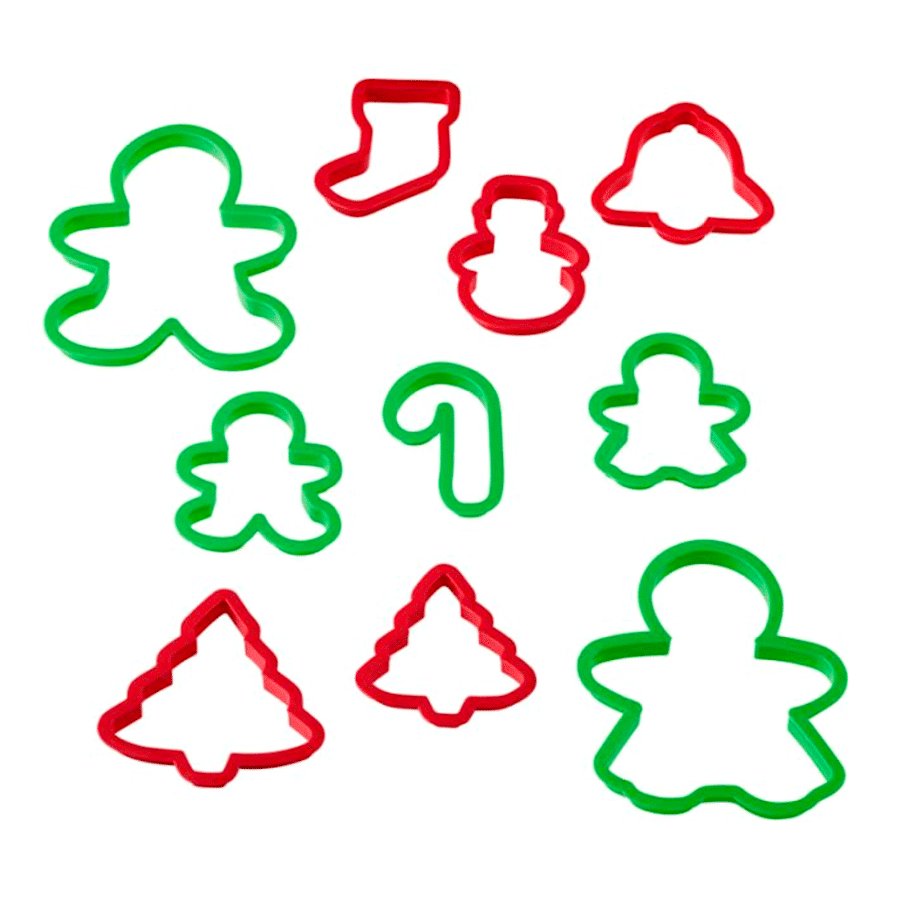 SET 10 CORTADORES PARA GALLETAS WILTON - NAVIDAD 2 SET 10 CORTADORES PARA GALLETAS WILTON - NAVIDAD - Imagen 2
