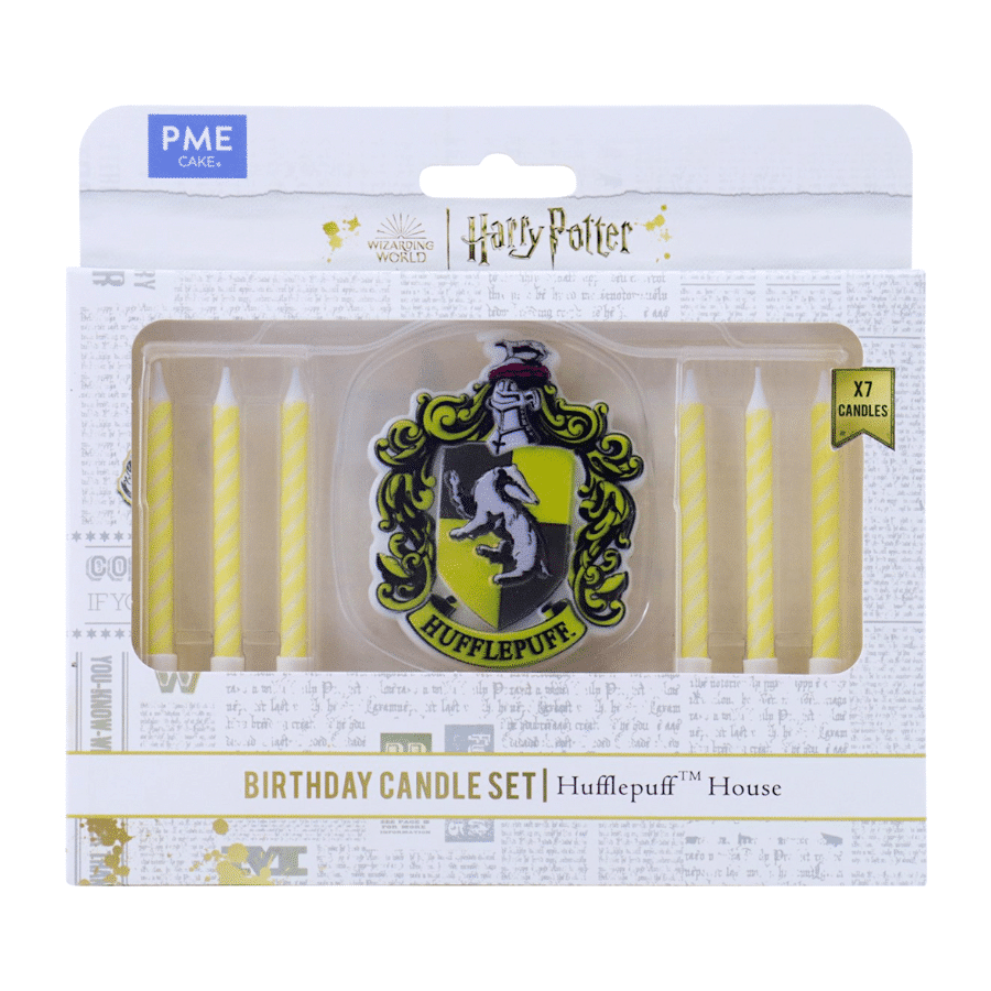 SET VELAS CUMPLEAÑOS "HARRY POTTER" PME - HUFFLEPUFF 1 SET VELAS CUMPLEAÑOS "HARRY POTTER" PME - HUFFLEPUFF